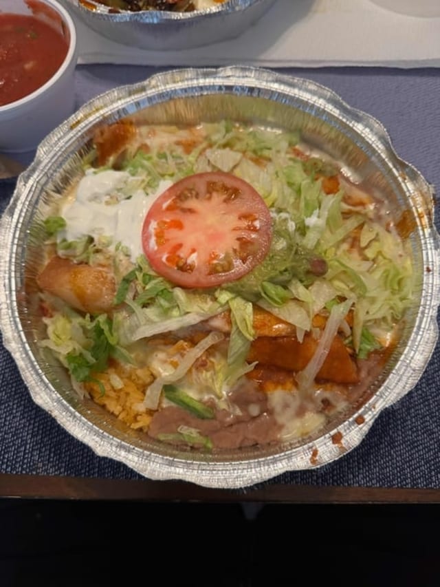 Seafood Chimichanga.